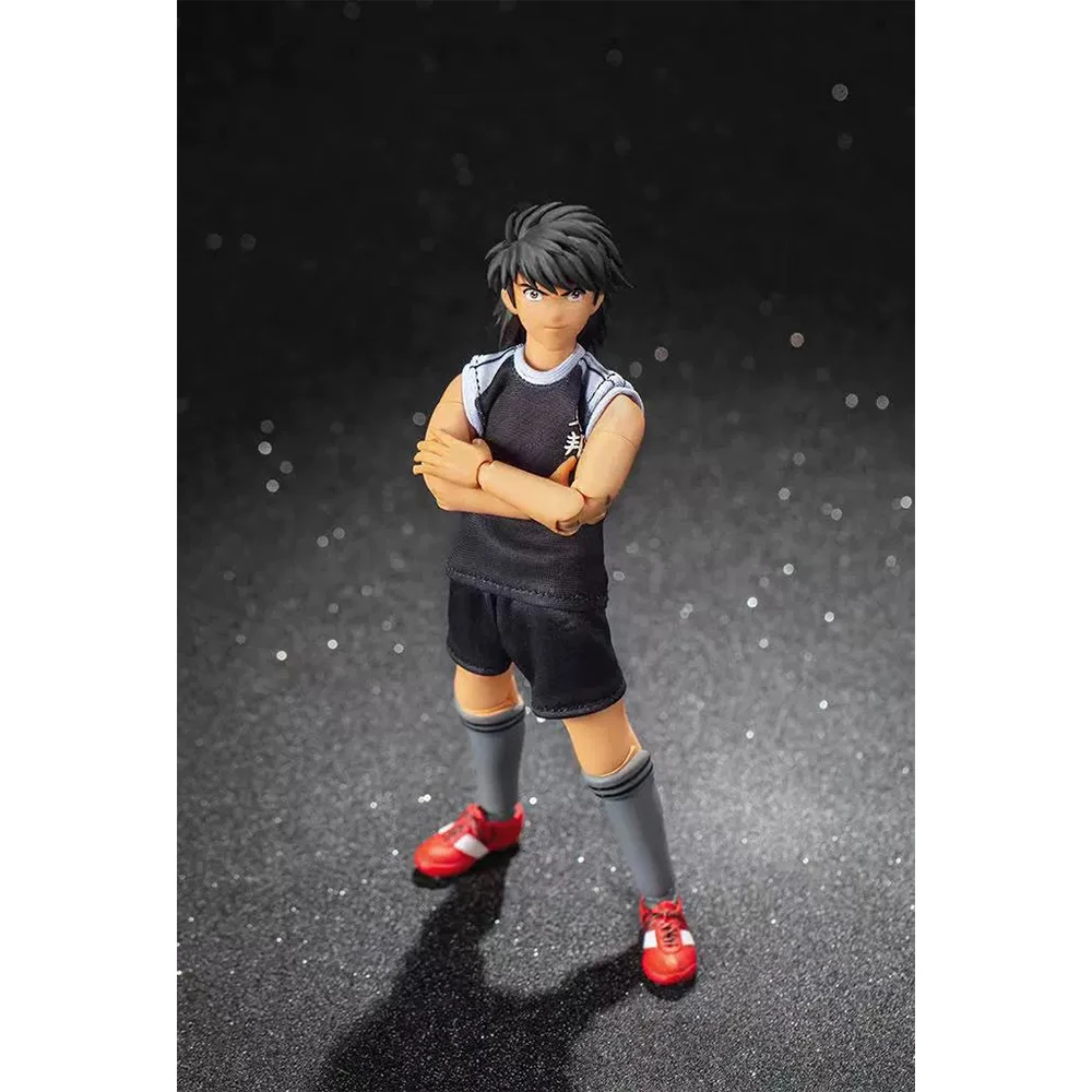 Genuine Captain Tsubasa Ozora SHF Action Figures Childhood Anime Figurine Hyuga Kojiro Collection Desk Decorate Kids Toy Gifts