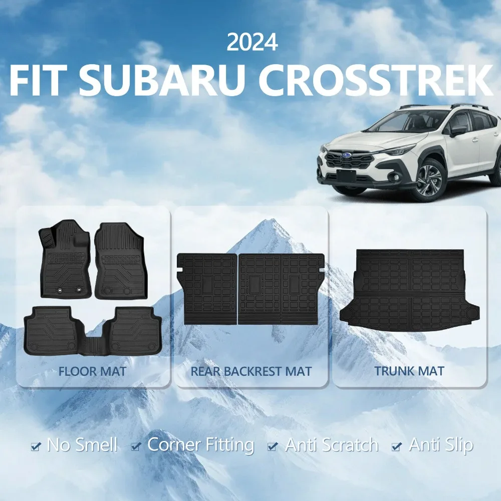 

Для Subaru Crosstrek/Subaru Impreza 2024, напольные коврики, грузовые вкладыши, коврик в багажник, США