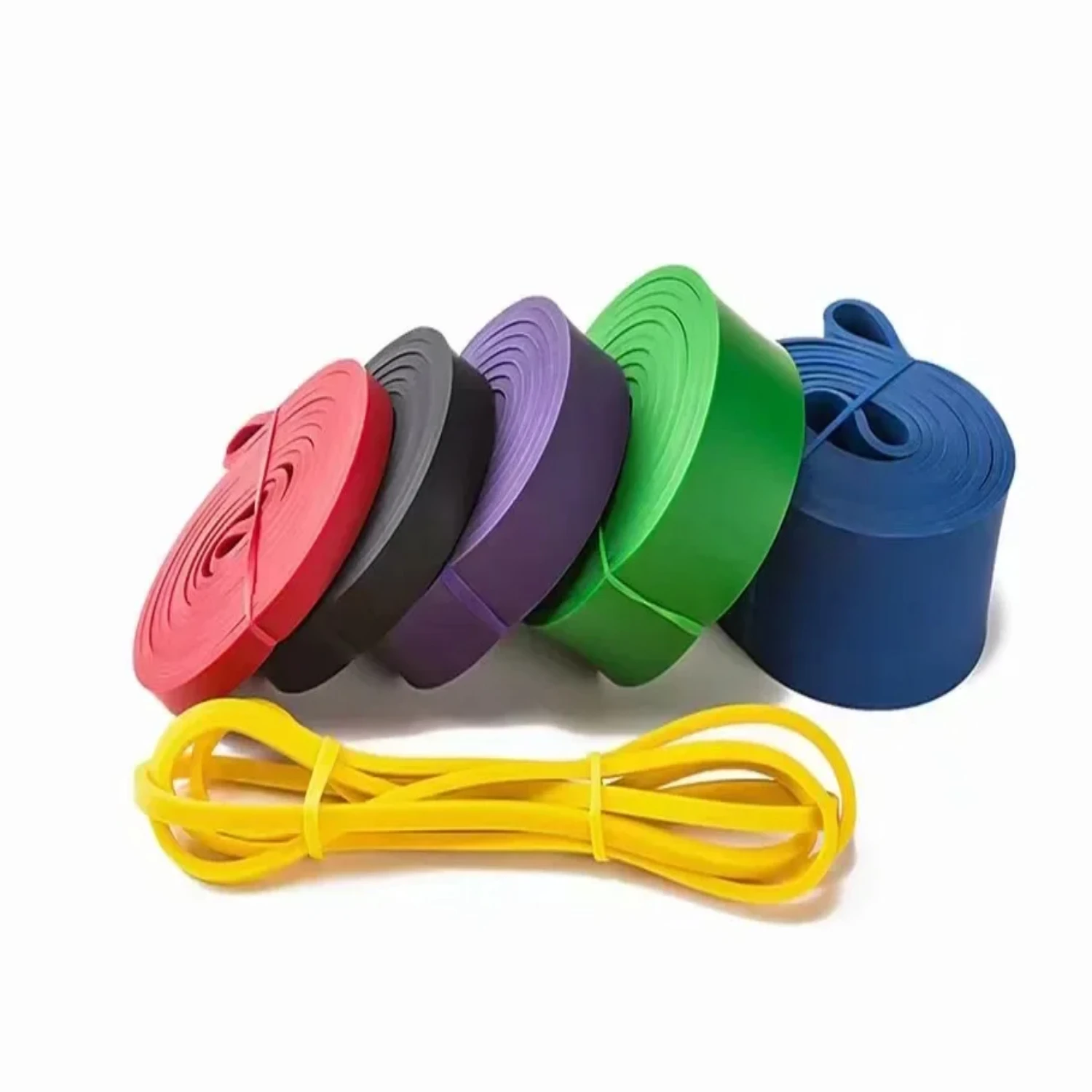 Heavy Duty Latex Resistance Band Exercise Elastic Band  Sport  Strength Pull  Assist Band Workout Pilates Fitness Equipment