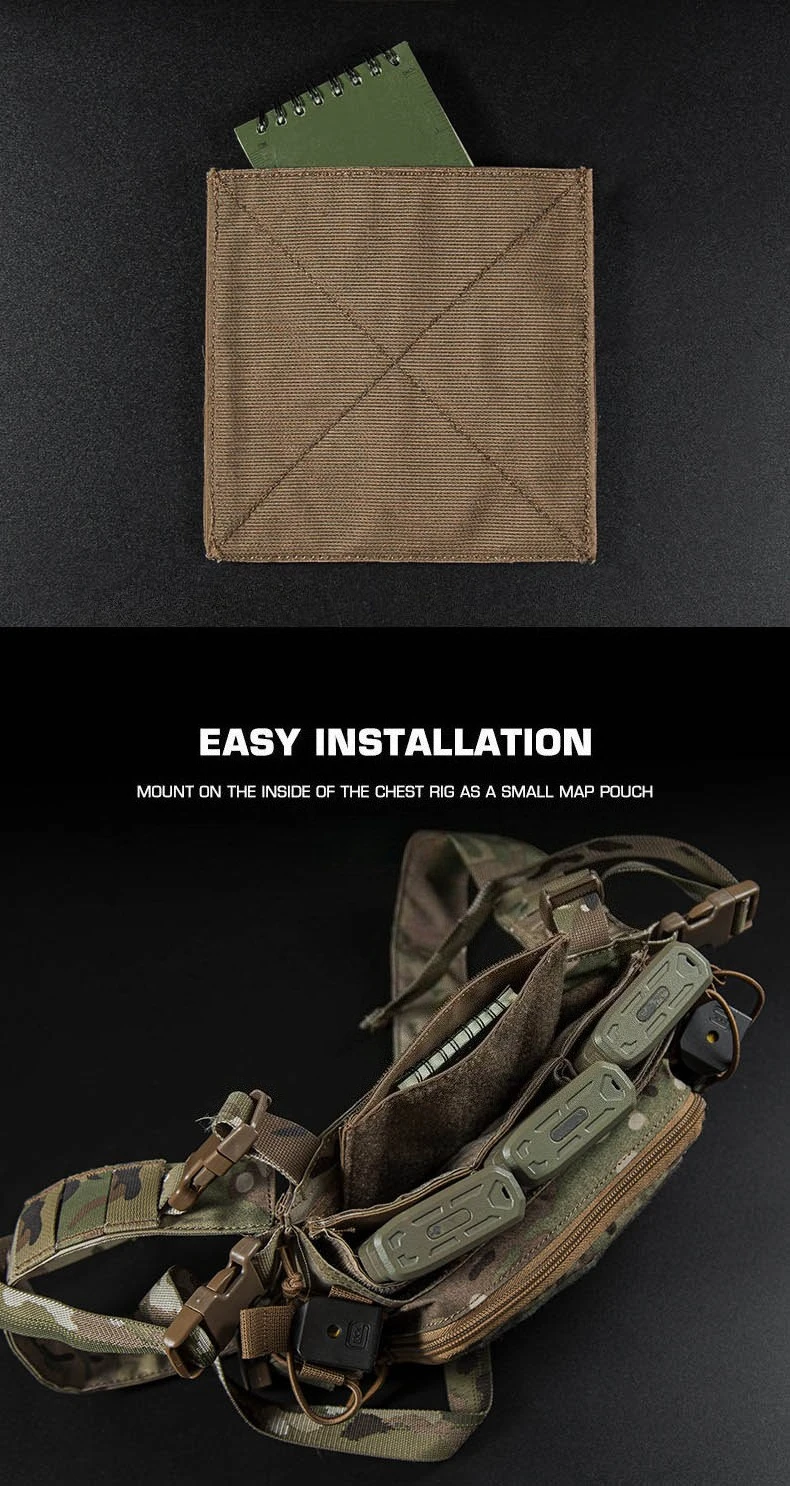 Outdoor Storage Bag With Hook And Loop Velvet Tape Interlayer For Storing Laptops Maps Thin Items Storage bag