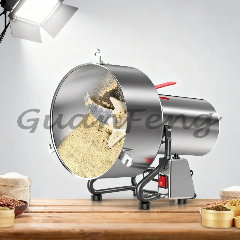 Workshop 2500G Powder Grinder Large Capacity Stainless Steel Ultrafine Grinder Grain Vanilla Fragrance Dry Powder Production