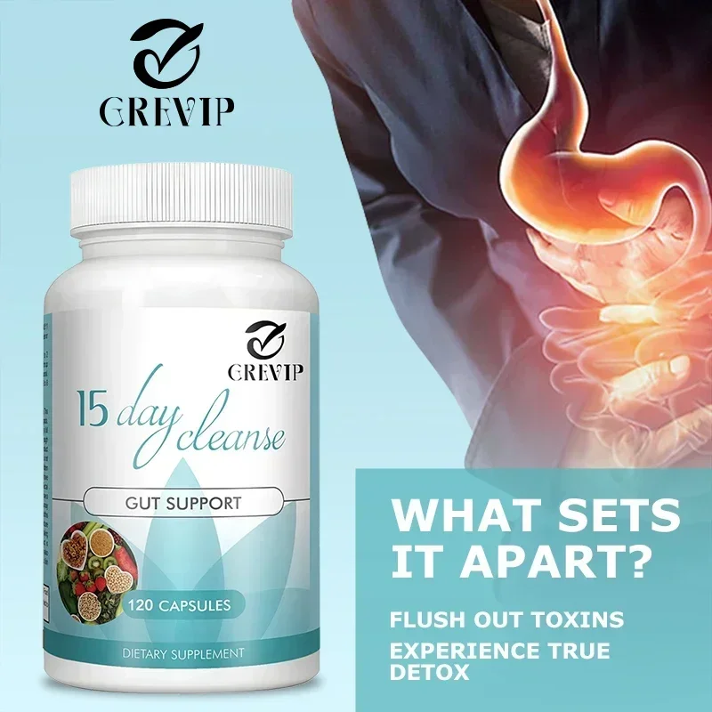 

Gut and Colon Support 15-day Cleanse and Detox To Relieve Abdominal Pain, Bloating, Constipation and Promote Gut HealthSupplemen