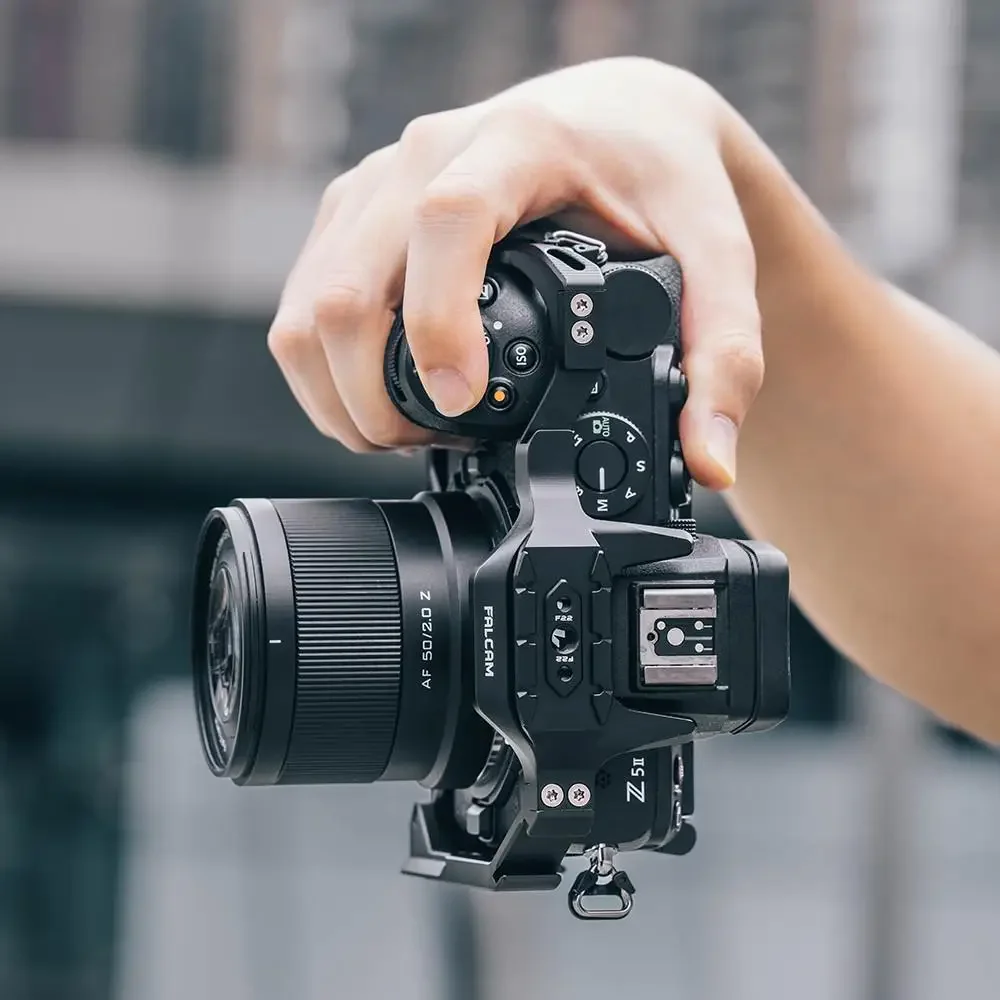 FALCAM F22&F38&F50 Quick Release Full Camera Cage and L Bracket Camera Cage for Nikon Z5II Camera Protection Frame Accessory - Image 6
