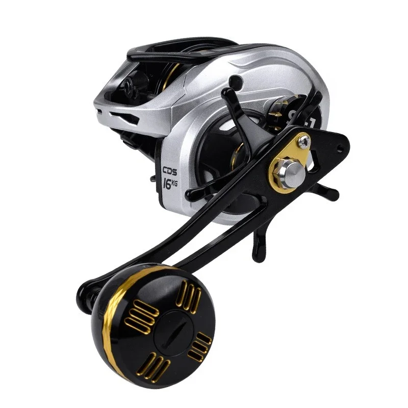 

Sea fishing water drop wheel anti-seawater offshore slow roller iron plate fishing large fishing heavy carbon sea