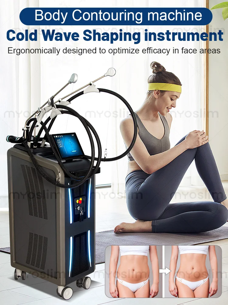 

Новая усовершенствованная модель Coolwaves Plus: аппарат для коррекции фигуры, сжигания жира на животе, снижения веса и стимуляции мышц EMS.