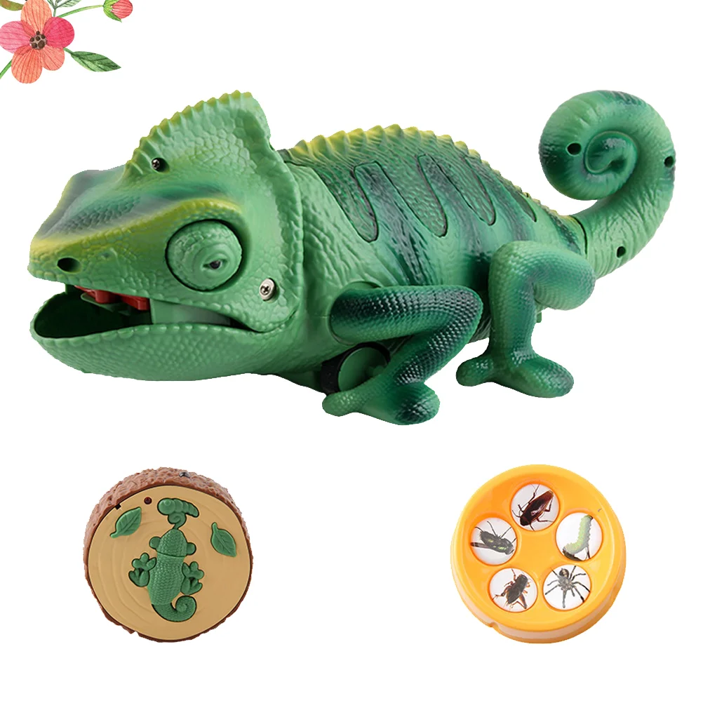 

Забавный электрический пульт дистанционного управления, легкий ползающий хамелеон, детские игрушки, 275X15 см, карты с ящерицей