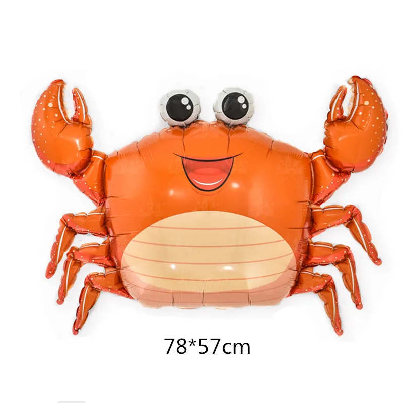 New Products Sea Animal Balloons Foil Shark Octopus Balloons Ocean Birthday Party Decorations Baby Shower Kids Toys Helium Balls