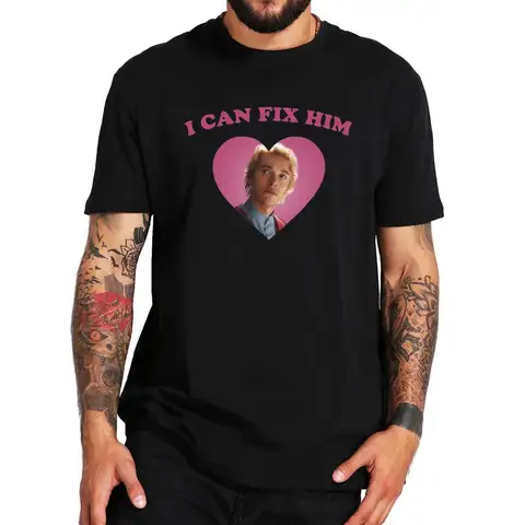 I Can Fix Him Coriolanus 스노우 티셔츠, 십대 필름 팬 티셔츠, 남녀공용 100% 코튼 소프트 Y2k 티 탑, EU 사이즈
