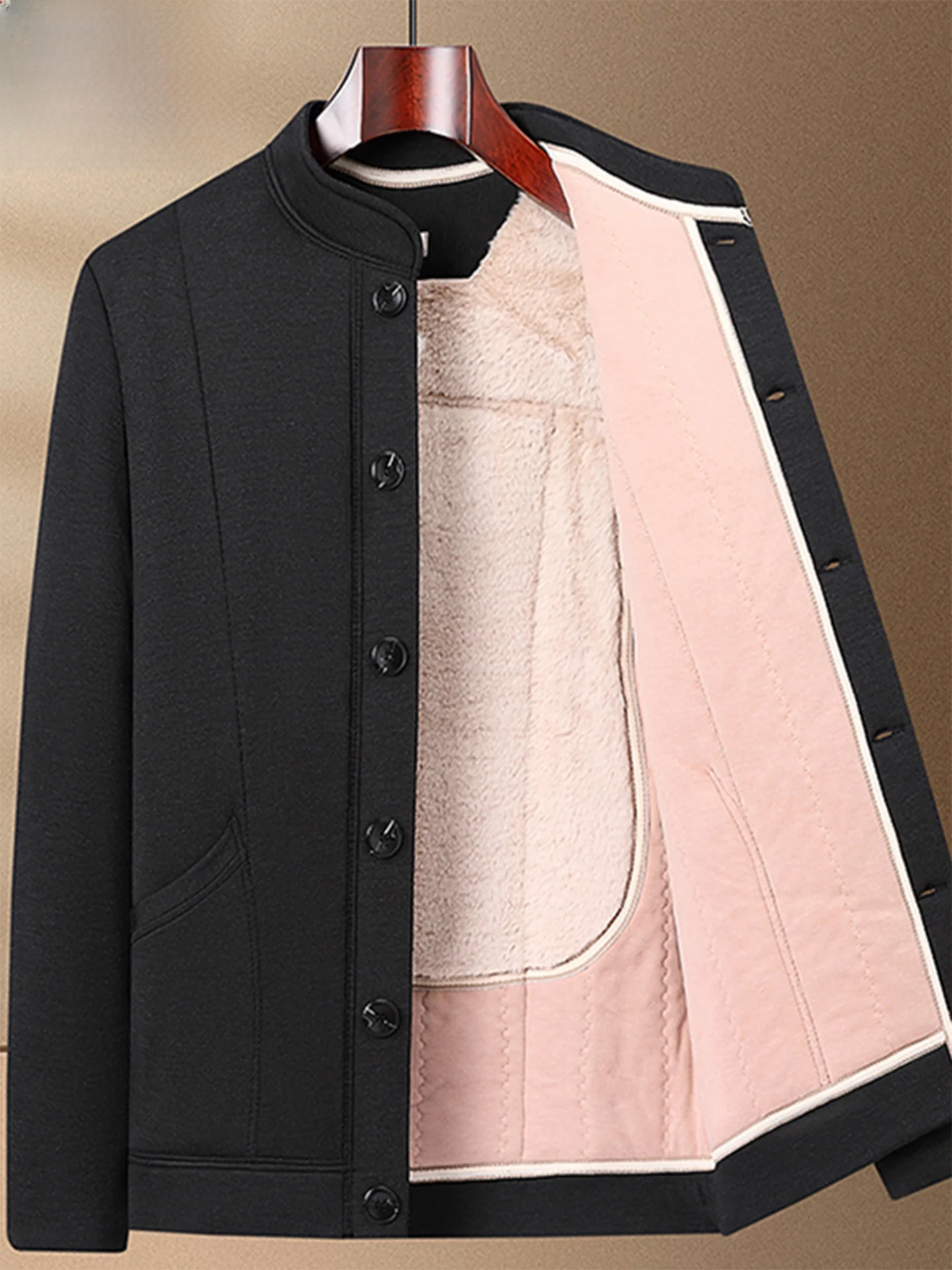 

Dad Sle Camellia Du down Cotton Jaet Внутренняя одежда Эластичное хлопковое пальто Зима Новое поступление Хлопковое пальто среднего возраста и ли...