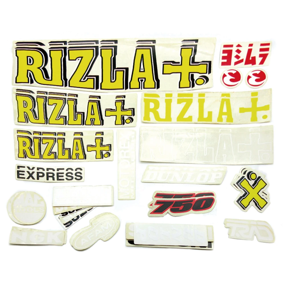 Motorcycle Full Fairing Ornamental Sticker Decals Set For Suzuki GSXR600 GSXR750 GSXR1000 GSXR 750 600 1000 Rizla Motor Stickers