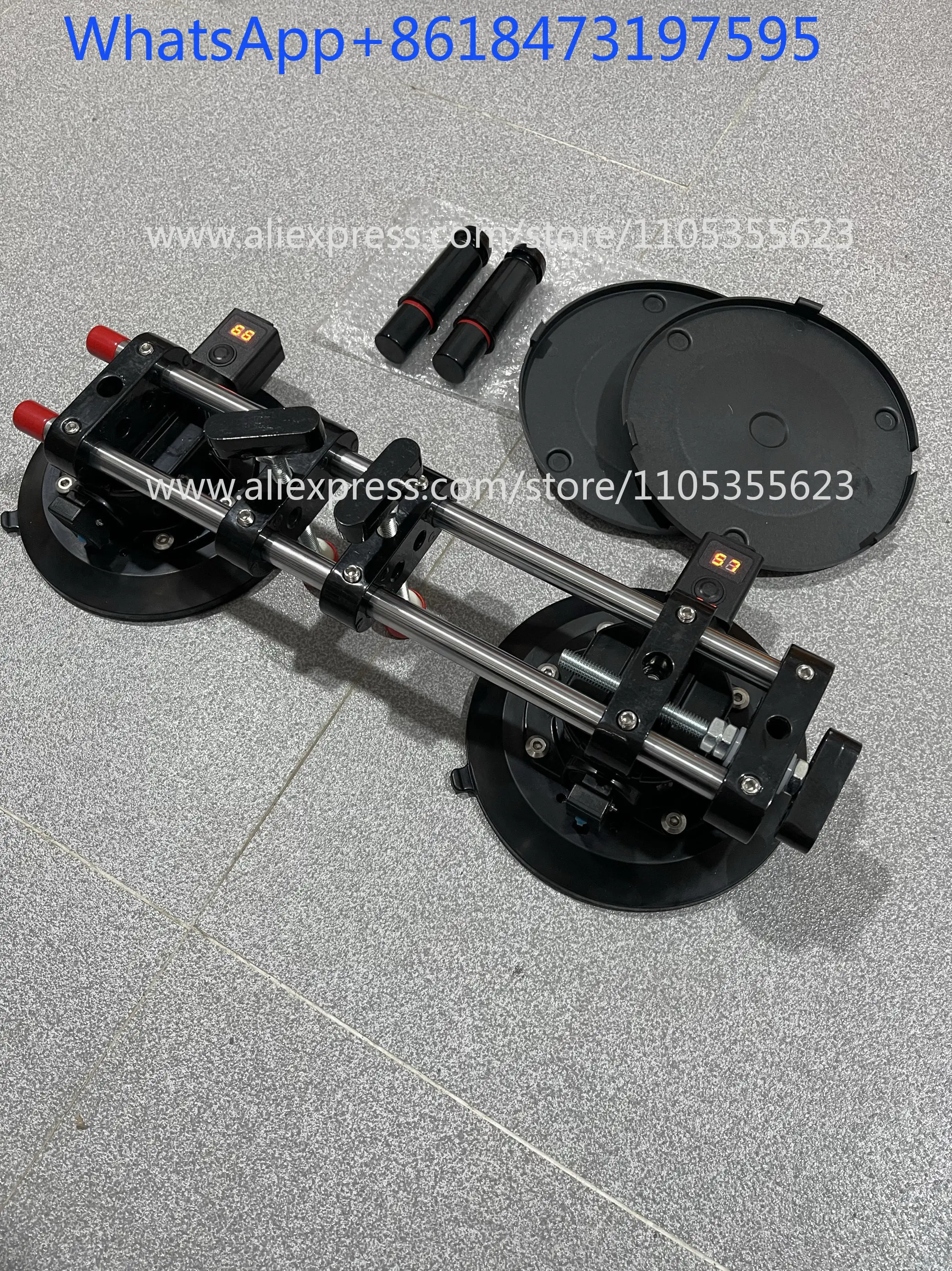 Stone countertop seamless splicing tensioner Large slab Rock slab Tile gap Suction cup Leveler Special tool