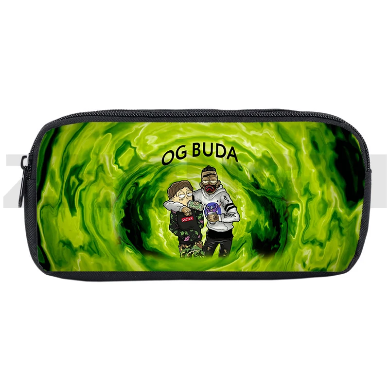 

Children Og Buda Russia Rapper Pencil Case 3D Print Og Buda Cosmetic Organizer Fashion Travel Makeup Bags Stationery Storage Bag