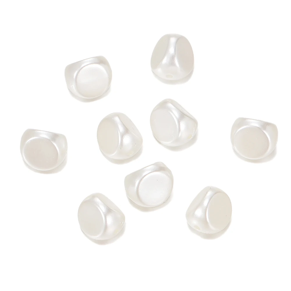 30Pcs ABS irregolare imitazione perle perline distanziatore acrilico perline allentate per gioielli che fanno collana fai da te orecchini collana braccialetto