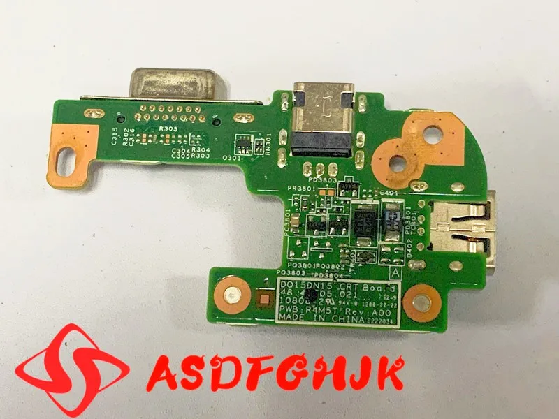 Genuine For Dell Inspiron 15R N5110 USB2.0 DQ15DN15 Power Switch button Jack Board