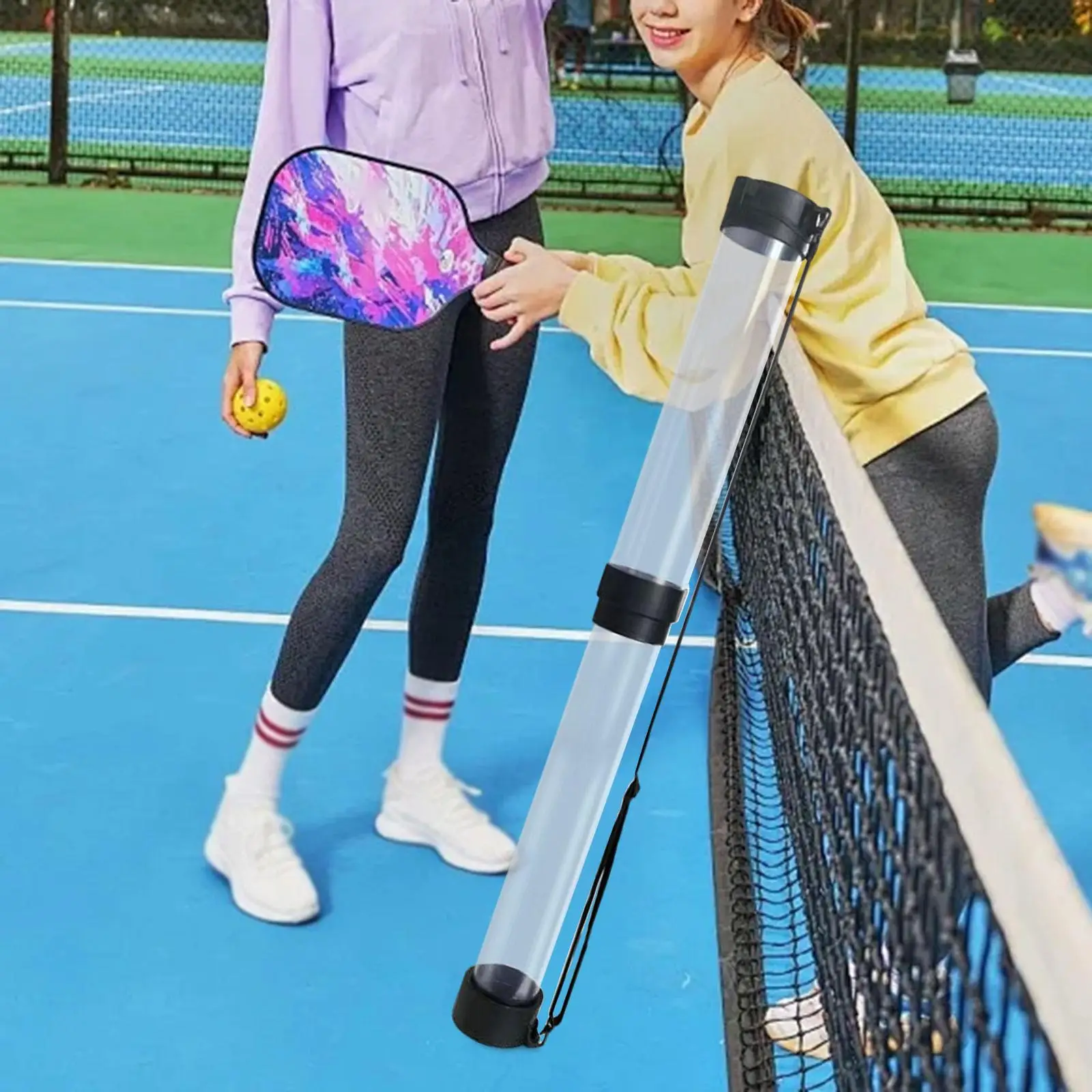 

Tennis Ball Pick up Tube Carrier Tennis Ball Holder Picker Telescopic Tennis Training Equipment Tool for Table Tennis Badminton