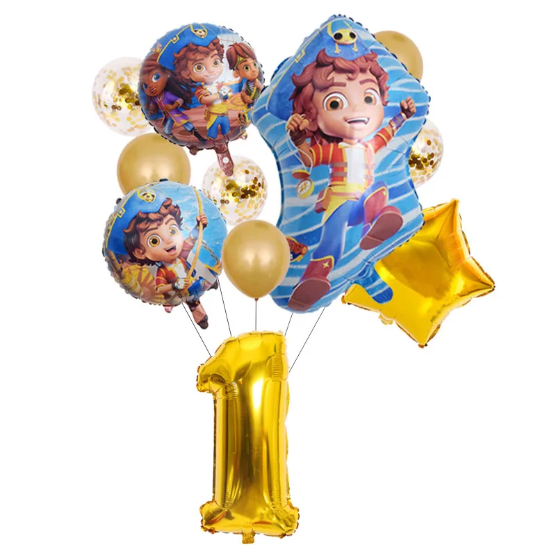 Santiago Balloon Boy Adventure Game Birthday Party Decoration Pirate Baby Shower Activity Decor Kid Gift Contest Supplies