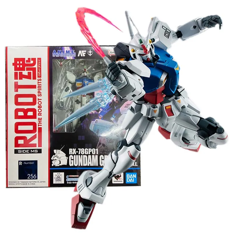 

Bandai Figure Gundam Anime Figures Robot Spirits RX-78 GP01 Zephyranthes Mobile Suit Gunpla Action Figure Toys For Boys Gift