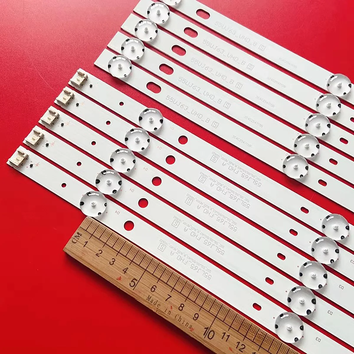 Strip Lampu Latar LED untuk 55UJ6309 55UJ635V 55UJ634V 55UJ630V 55LJ5550 55UJ6300 55UK6100PLB 55UJ63_A B Eav 63632405   EAV 63673005