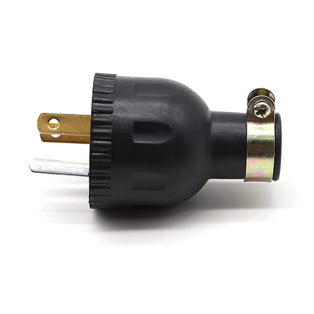 Generator Plug Plug 15A 3 Pins AC125V Replacement Part Copper Feet For BTL Generator For Transfer Switches NEMA 5-15
