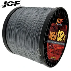 JOF Super Strong 1000M 12 Strand Multifilament Braided Fishing Line Sea Carp Bait 25 30 39 50 65 77 92 120 Lb Lure Reel Marine