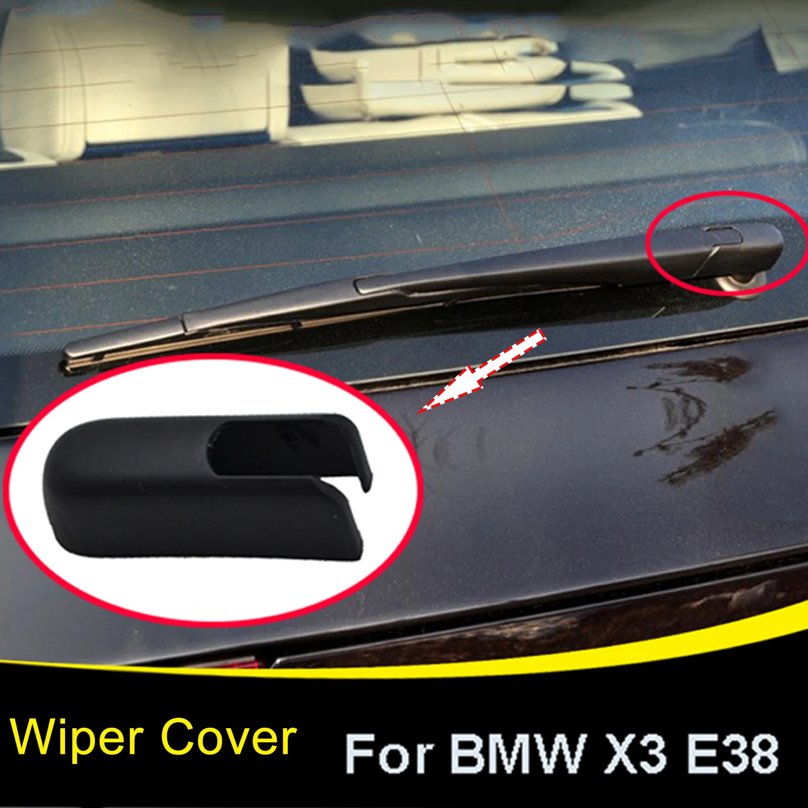 Braccio Del Tergicristallo Tergicristallo Parabrezza Parabrezza Posteriore Delle Erick Rondella di Copertura Cap Dado per Bmw X3 E83 2003 2004 2005