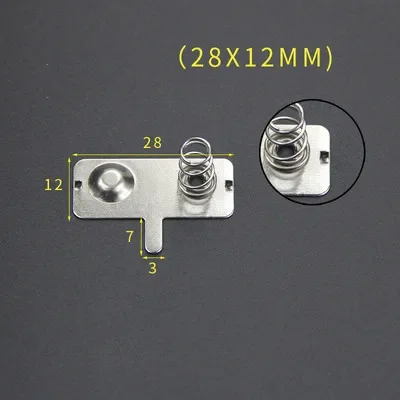 YYT 20PCS Frühling blatt AA 12*12/26,5/27,5/28MM kontakt blatt batterie box positive und negative blätter 0,3 MM eisen + vernickelung