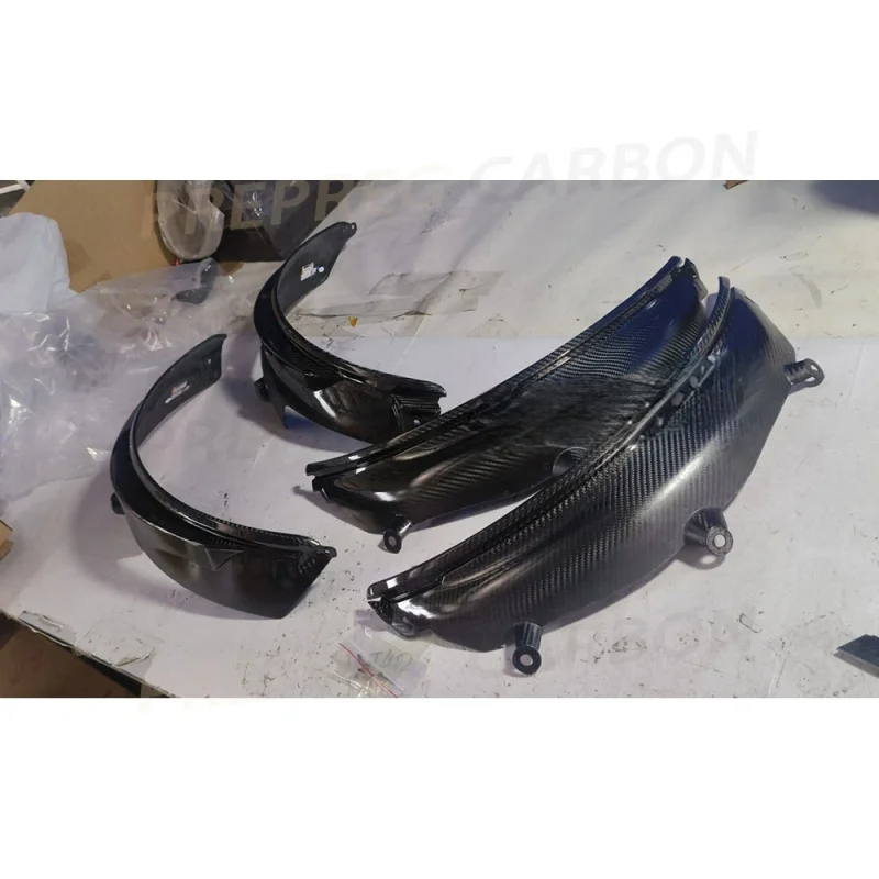 

Premium Prepreg Dry Carbon Mud Guards Front Wheel Eyebrow Arch Body Kit 2021+ Models