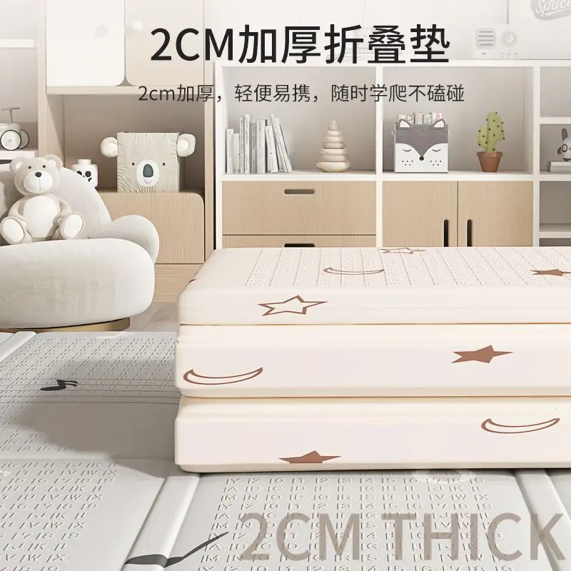 Baby Play Mat Foldable Thick Foam Crawling Mat Non Toxic Waterproof Floor Rug for Infant Toddler Summer Activity Area