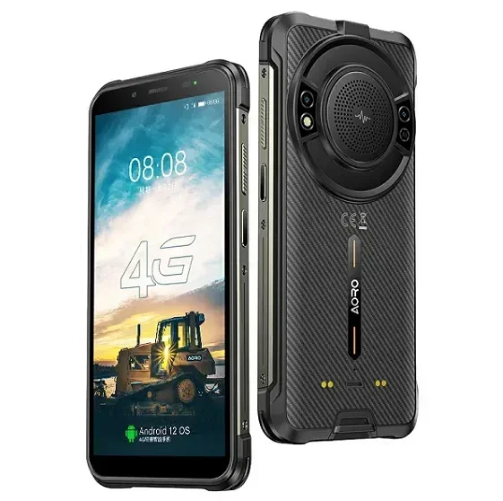 2024 Popular Aoro A19 9600mah long battery life telephone android waterproof smartphone rugged phones