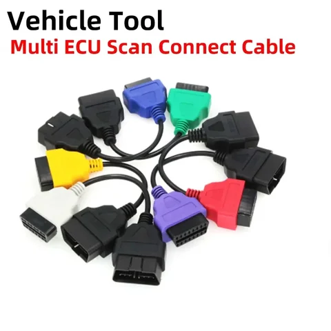 Для FiatECUScan Auto OBD2 разъем диагностический кабель-адаптер для Fiat ECUScan и Multiecuscan для Fiat Alfa Romeo для Lancia
