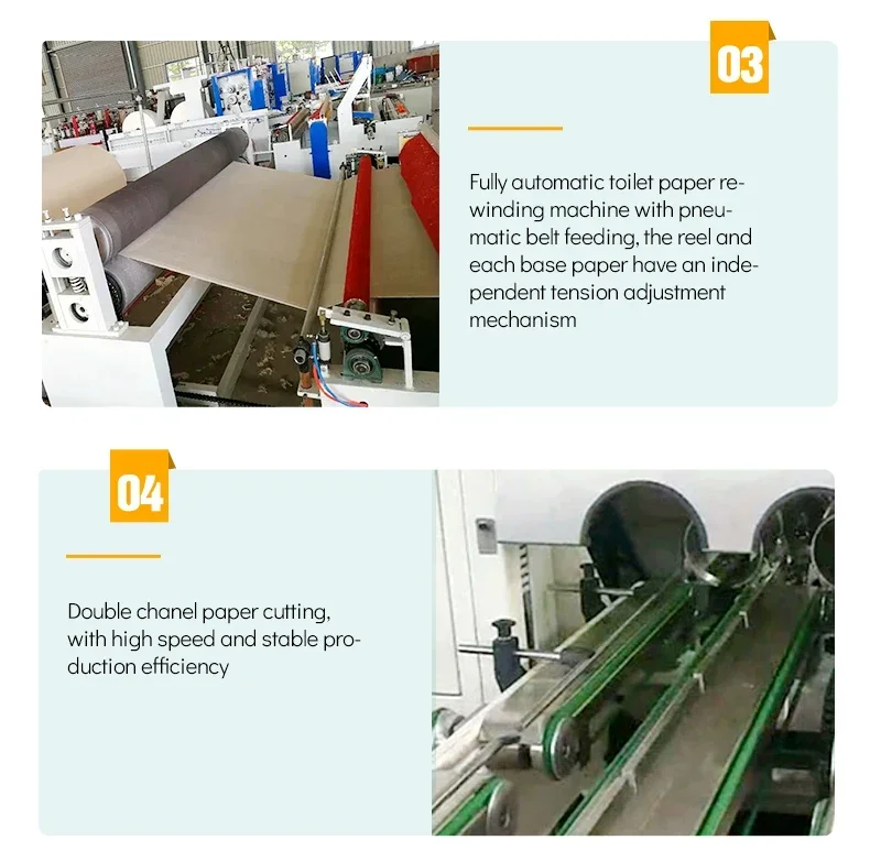 Roll Towel Napkin Tissue Toilet Paper Making Machine Toilet Paper Making Machine Toilet Paper Rewinding Machine