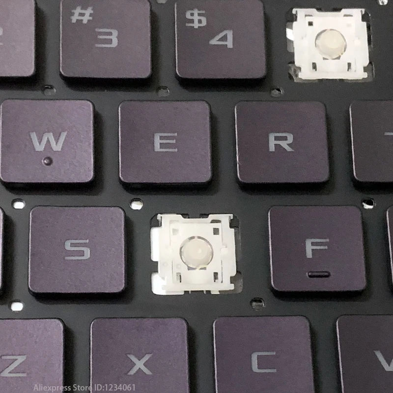 Chave de substituição para teclado de laptop asus rog zephyrus ga402 ga402r 14 "2022 e clipes