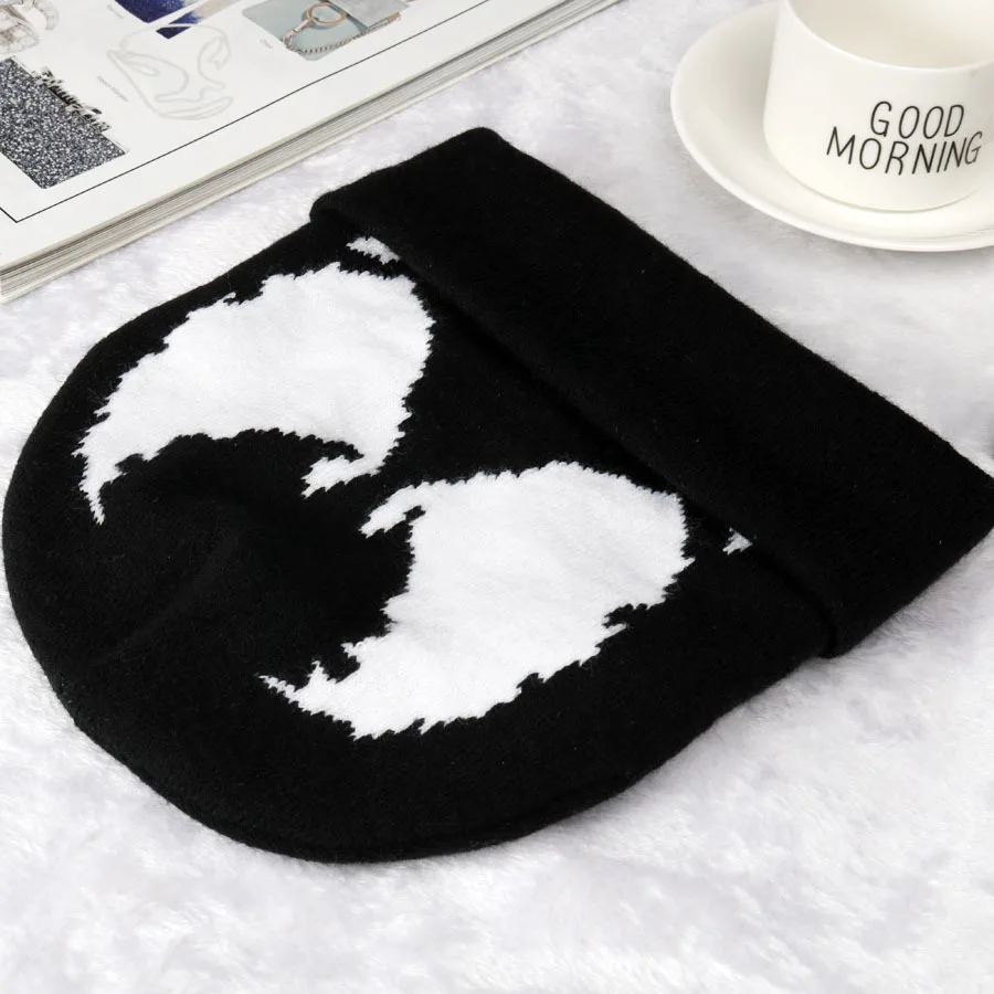 Fashion Movie Venoms Winter Warm Hat Elastic Cotton Beanie Black Mask Beanies Cosplay Costume