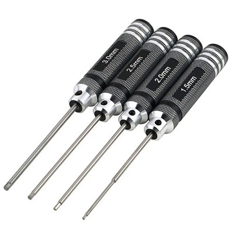 

RC Model Car Multi-Function Hex Screwdriver Set Model Aircraft Maintenance Tool Hex Key Set Wear-Resistant Universal Type