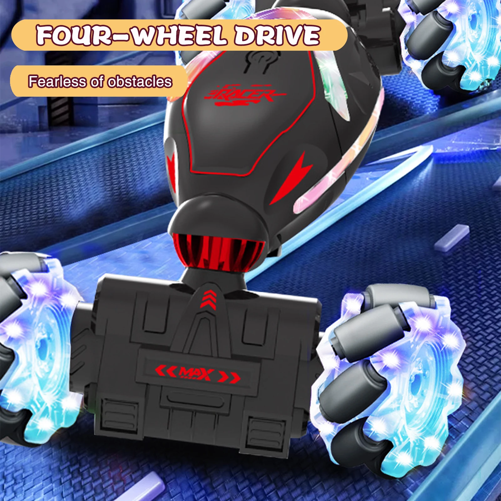 

Радиоуправляемая трюковая машинка с распознаванием жестов, игрушки, гибкая и крутая дрейфующая машина с двойным управлением и музыкой для дома, школы, детские награды