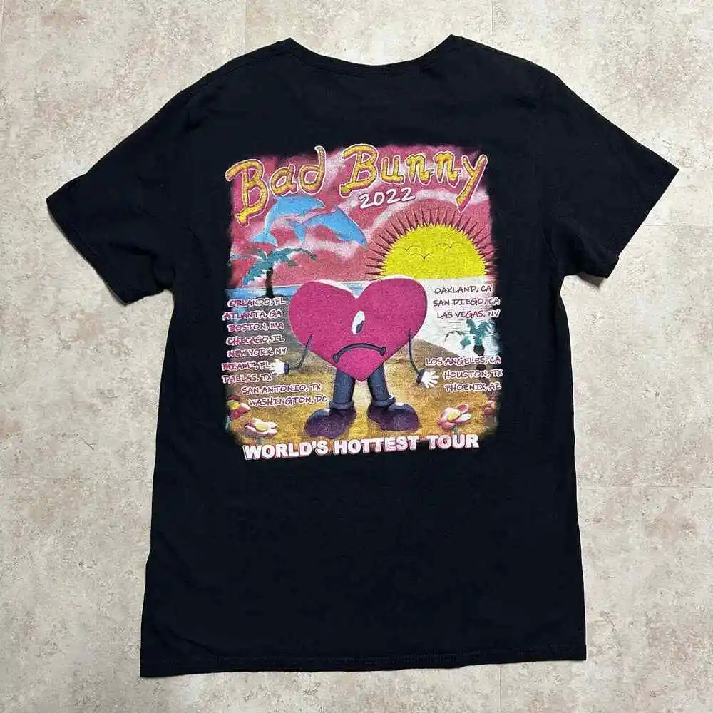 Bad Bunny Worlds Hottest Tour 2022 T-shirt