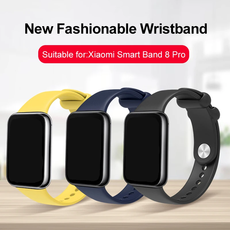 

Силиконовый ремешок для часов Xiaomi Band 8pro, простой мягкий ремешок для часов