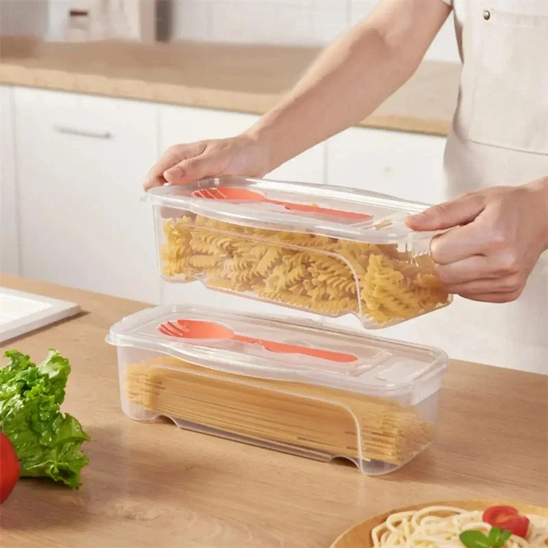 Microwave Pasta Containers Cooker Transparent Multifunctional Cooker Box Food Steaming Container Food Containers For Dorms