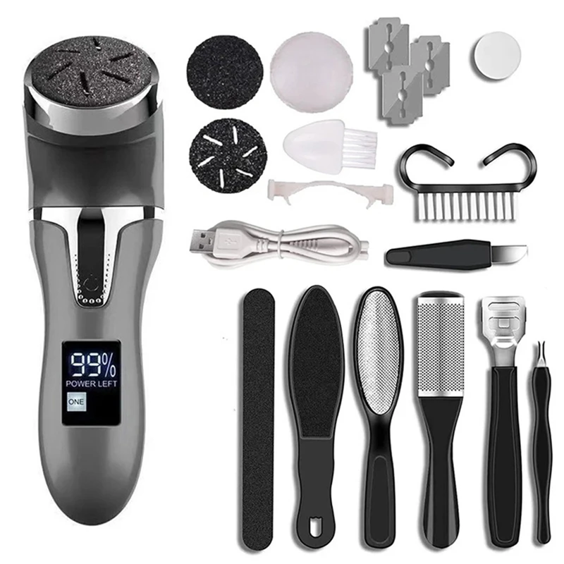 Electric Callus Remover For Feet Portable Pedicure Kit Rechargeable Waterproof Foot File Foot Care Deadskin Remover