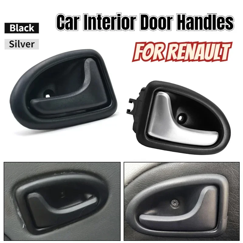 Left And Right Inner Door Handle For Renault Megane I 1995-2002 Clio II 1998-2008 Scenic I 1999-2005 Trafic II 2001-2014