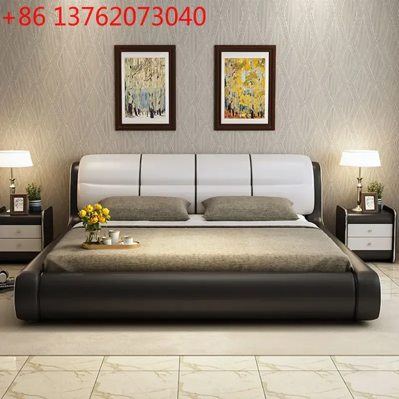 

Роскошная черная двуспальная кровать для детей из дерева, высококачественная современная кровать-твин с каркасом, мебель для спальни