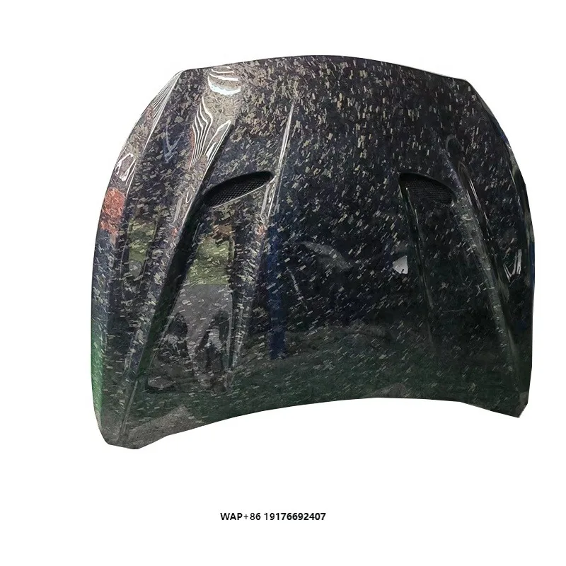High Quality Vented Style Forged Carbon Engine Cover Hood for Q50 Bonnet Perfect Fitment