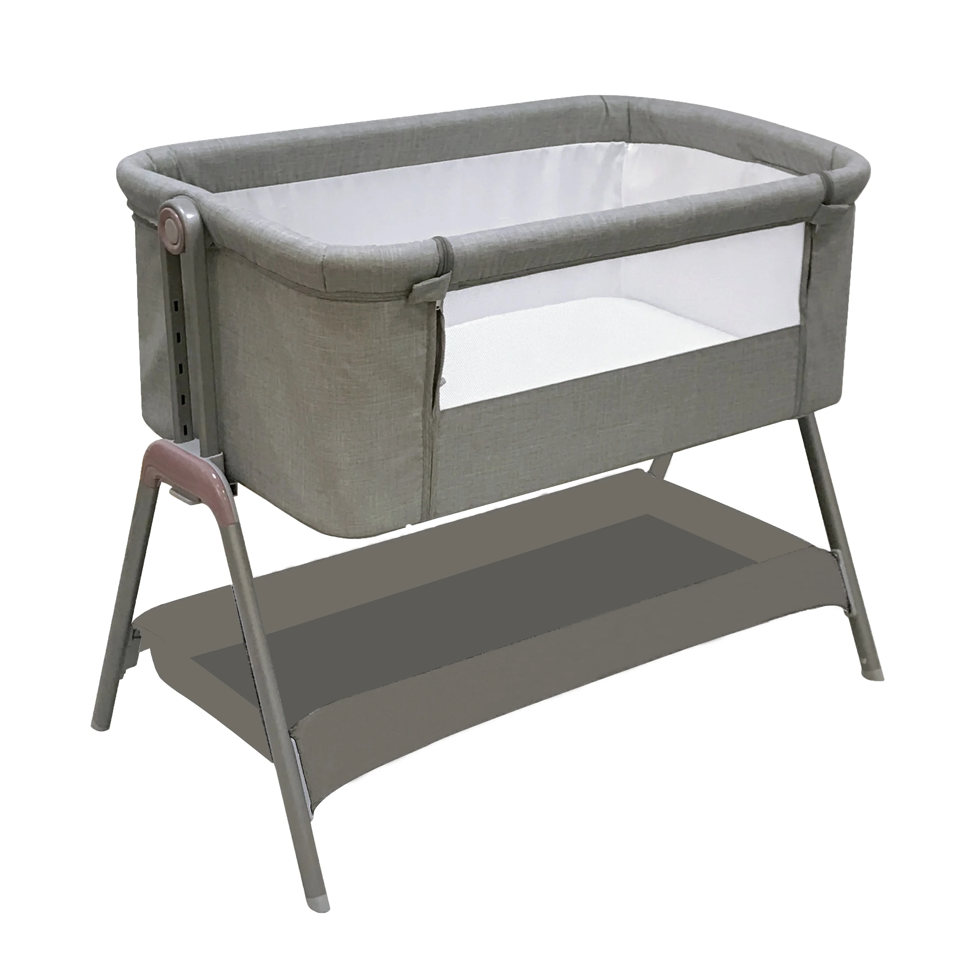 Luxury Multi-functional Attachable Bedside Crib Baby Portable Cradle Crib