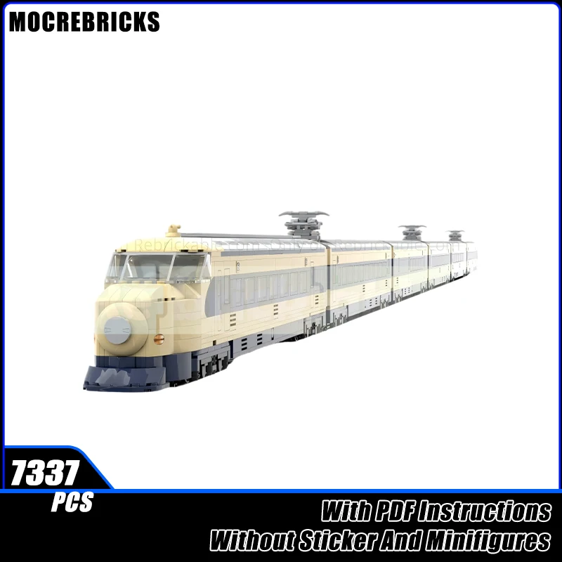 

MOC Japan Bullet Train Shinkansen Series Каретка Поезд Строительные блоки Модель Кирпичи Игрушки для мальчиков Рождественский подарок