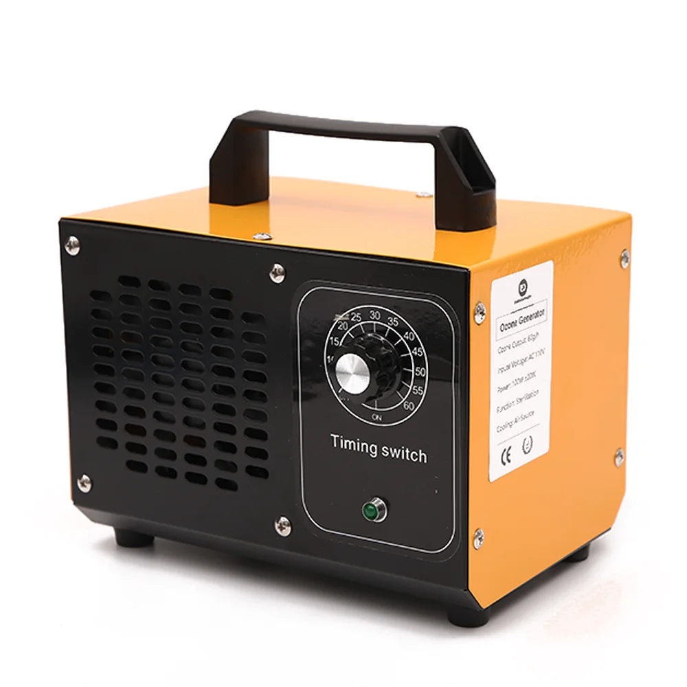 AC220-240V Ozongenerator 60000 mg/u Ozonmachines voor thuis en commercieel gebruik Autokeller Kantoren Rook- en huisdierkamer EU-stekker