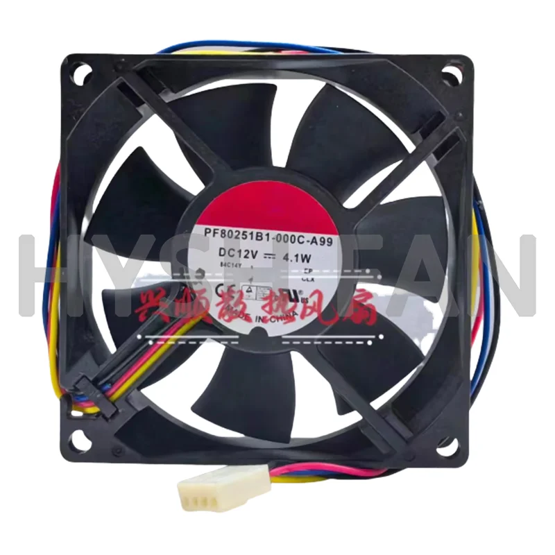 New PF80251B1-000C-A99 8025 12V 4.1W Pwm Cooling Fan