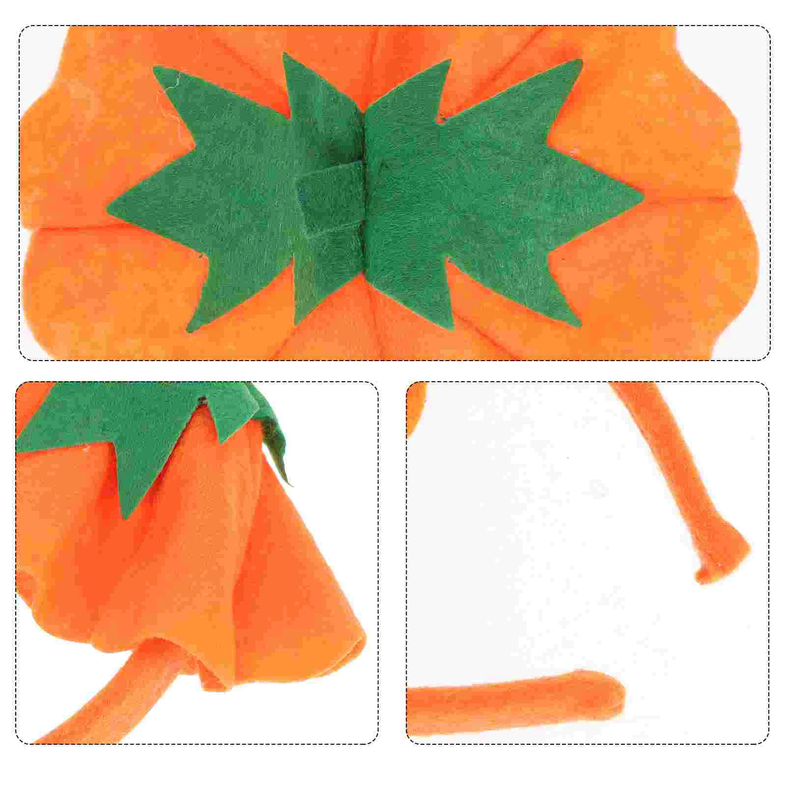 Laranja Halloween Pumpkin Hat, Acessórios Fantasias, Headband Decor Bands, Cabelo do bebê