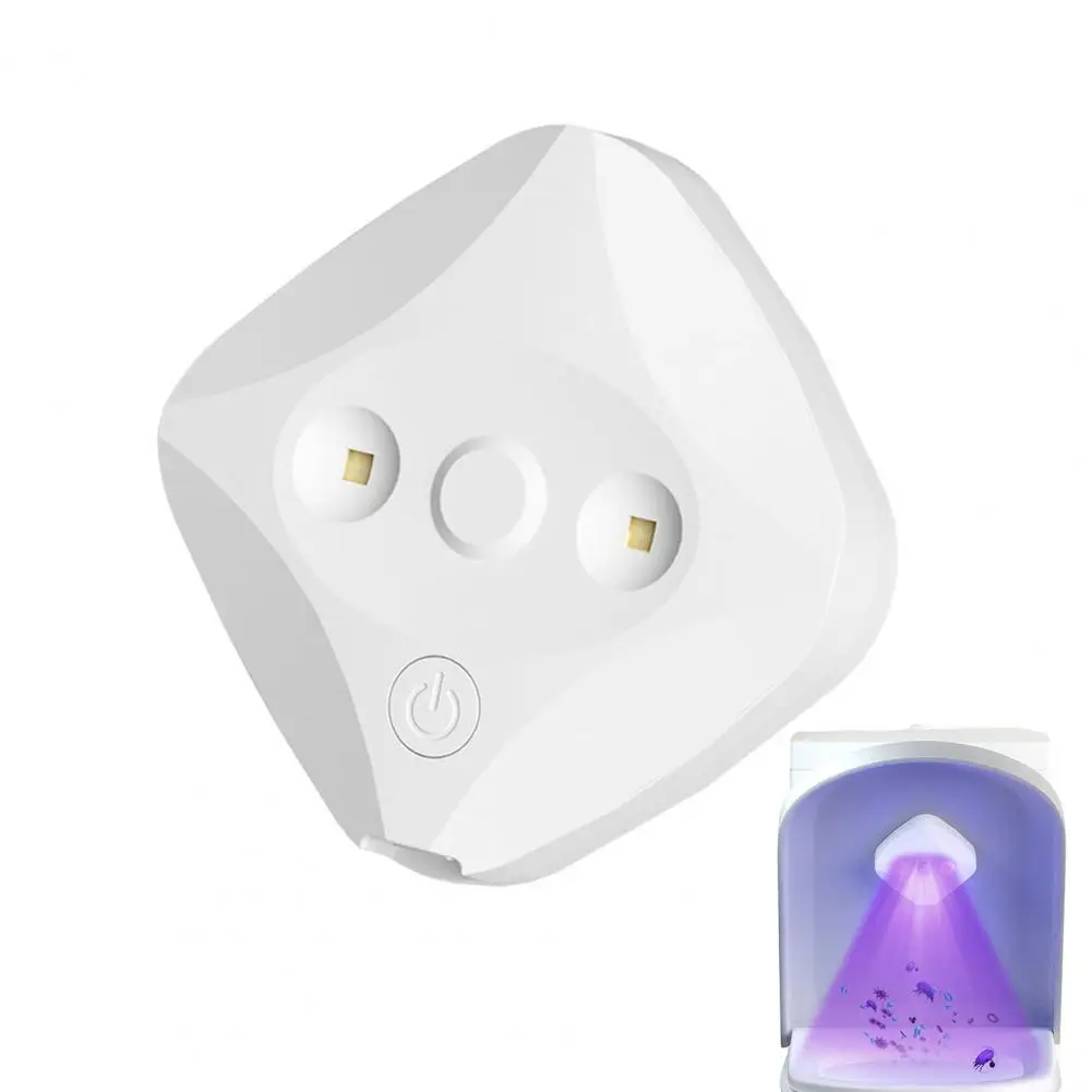 

Self-Adhesive Toilet Bowl Cleaner with UV Light UV-C Toilet Light Rechargeable Motion Sensor Activated Toilet Lid Light