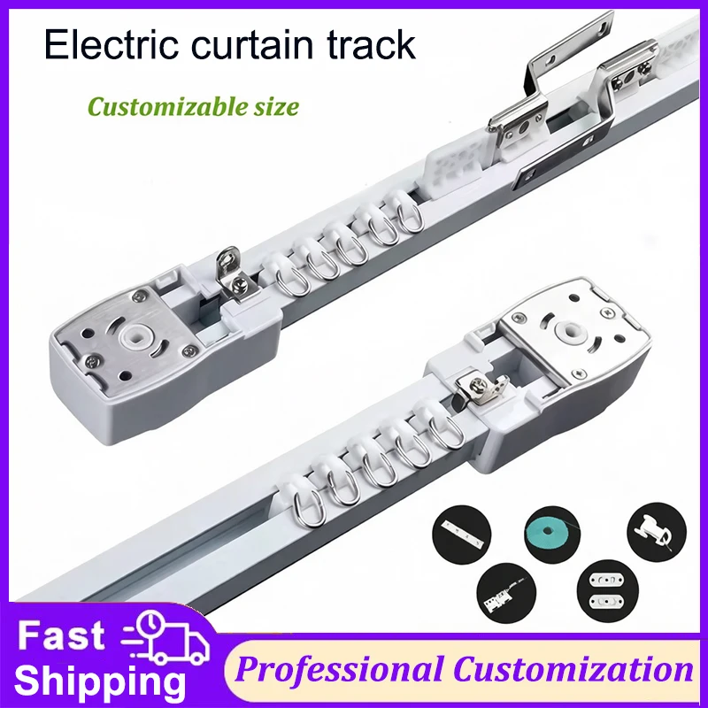 Aqara Electric Curtain Track Rail Super Silent Rod for Dooya Tuya Wifi Zigbee/ A1/B1/C2/C3 Curtain Motor Smart Control System
