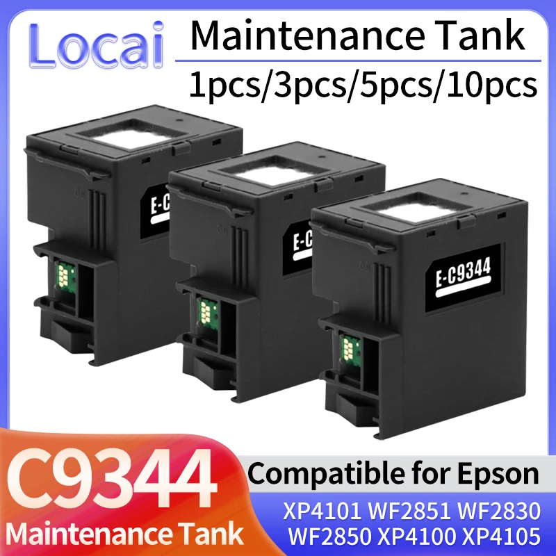 1~10pcs C9344 Ink Maintenance Tank Box for EPSON XP-4101 WF2851 WF2830 WF2850 XP4100 XP4105 WF2810dwf WF2830dwf WF2850dwf XP3100